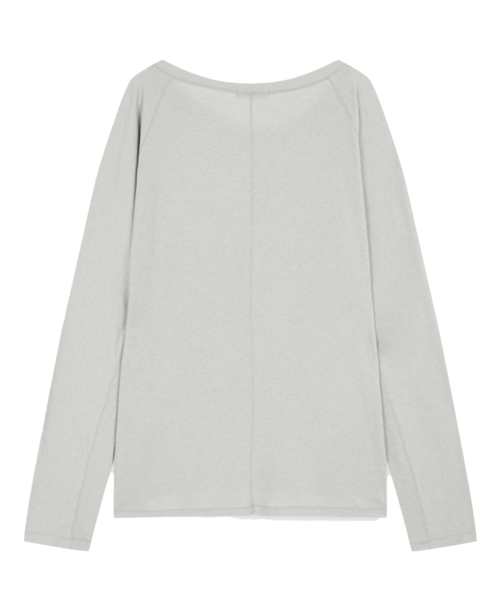 OPEN YY・open Noisy -  SCOOP NECK LOUNGE TOP / GREY