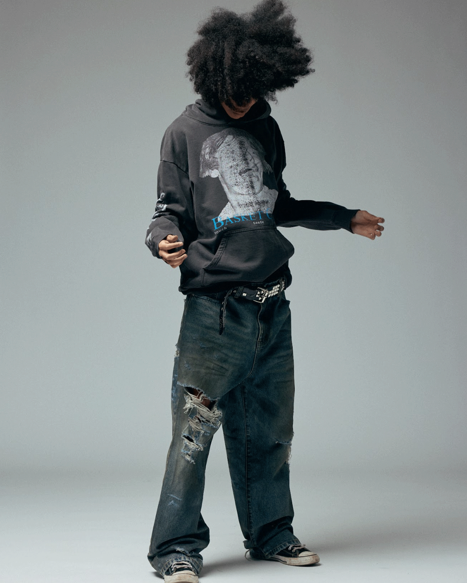 Basketcase Gallery・バスケットケース ギャラリー - パーカー・フーディ SCREAMER HOODIE / BLACK