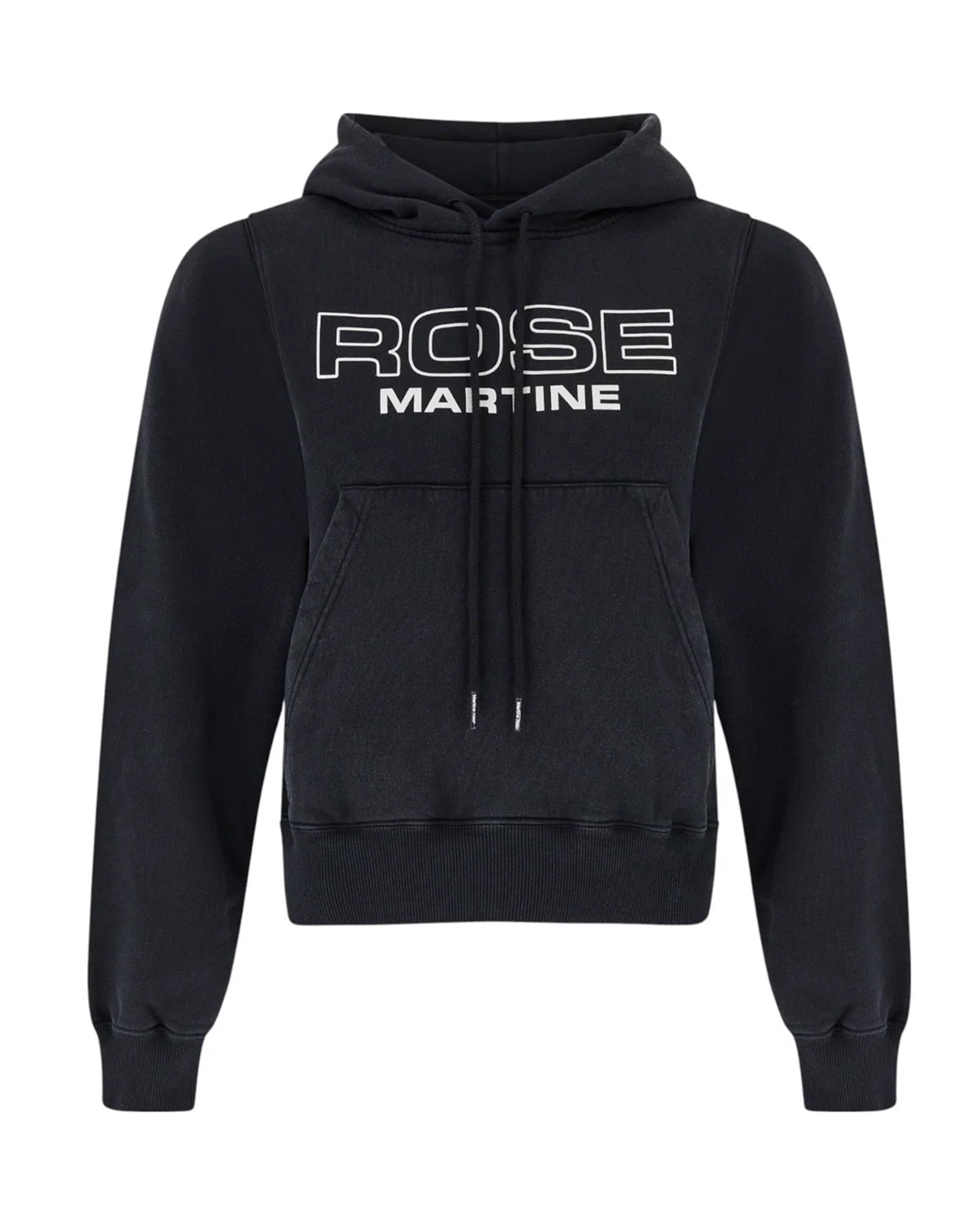 SHRUNKEN HOODIE / BLACK