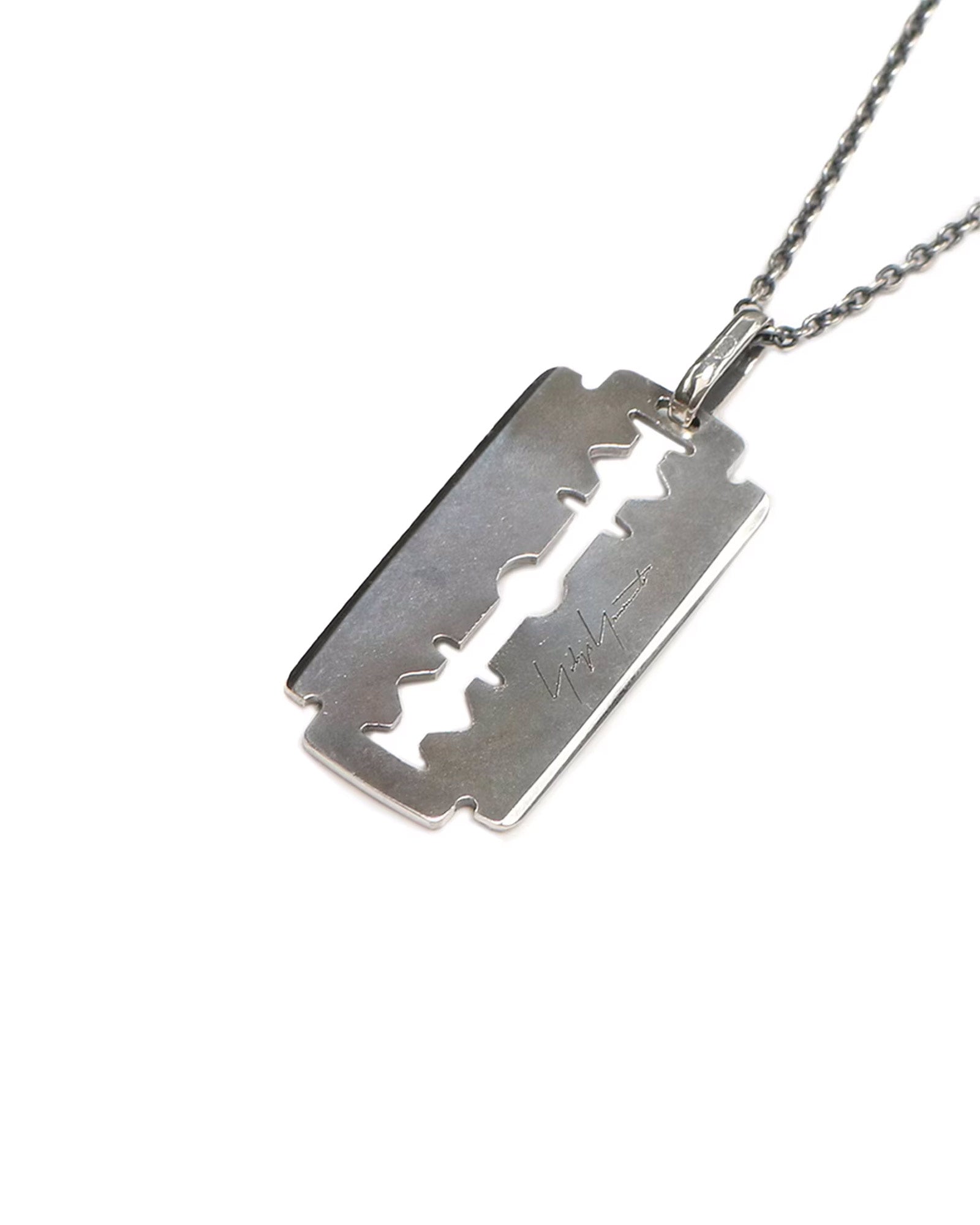 Yohji Yamamoto・ヨウジ ヤマモト - ネックレス SILVER 950 RAZOR PENDANT / SILVER