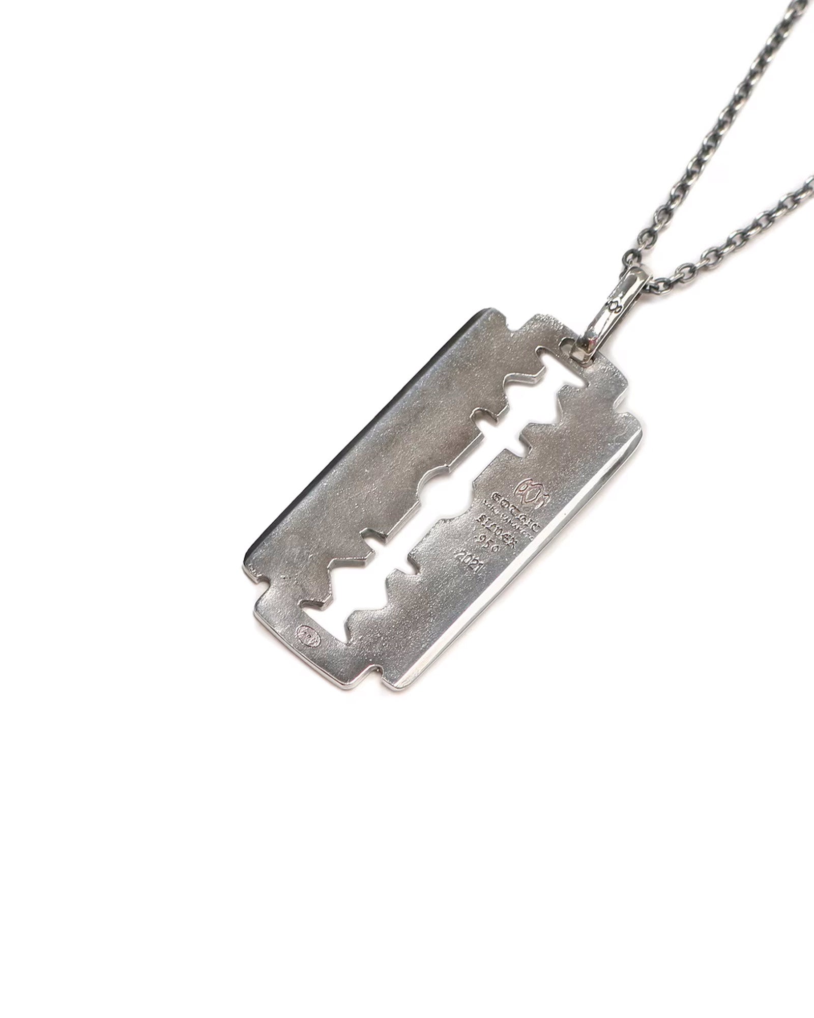 Yohji Yamamoto・ヨウジ ヤマモト - ネックレス SILVER 950 RAZOR PENDANT / SILVER
