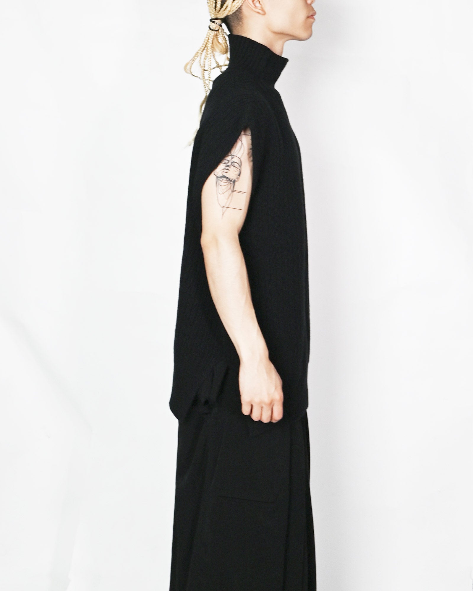 RICK OWENS・rick owens -  SL FISHERMAN TURTLE / BLACK