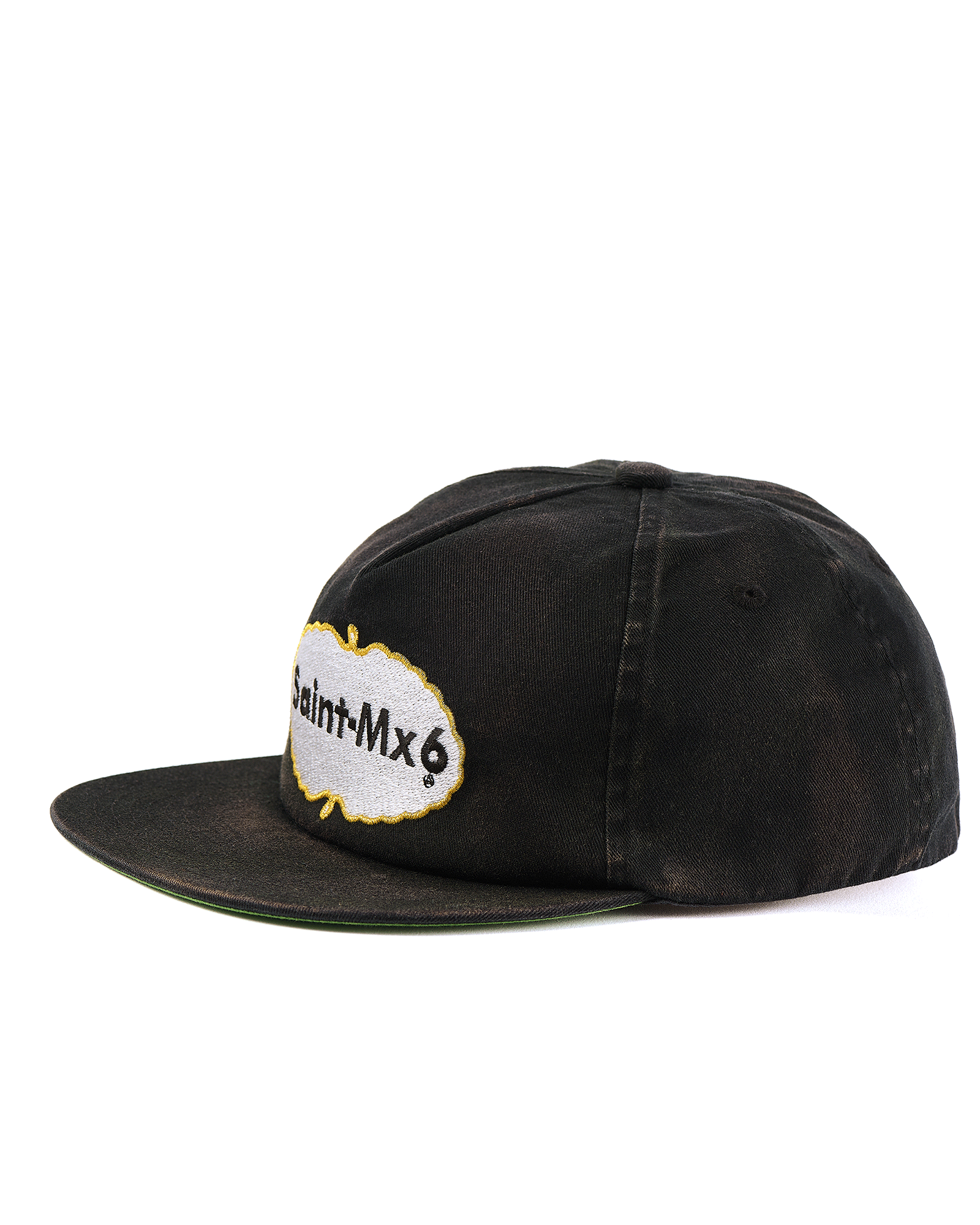 ©SAINT M××××××・セントマイケル - キャップ 5PANEL CAP / EAT ME / BLACK