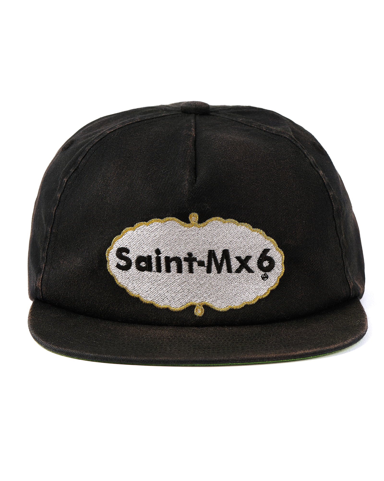 ©SAINT M××××××・セントマイケル - キャップ 5PANEL CAP / EAT ME / BLACK