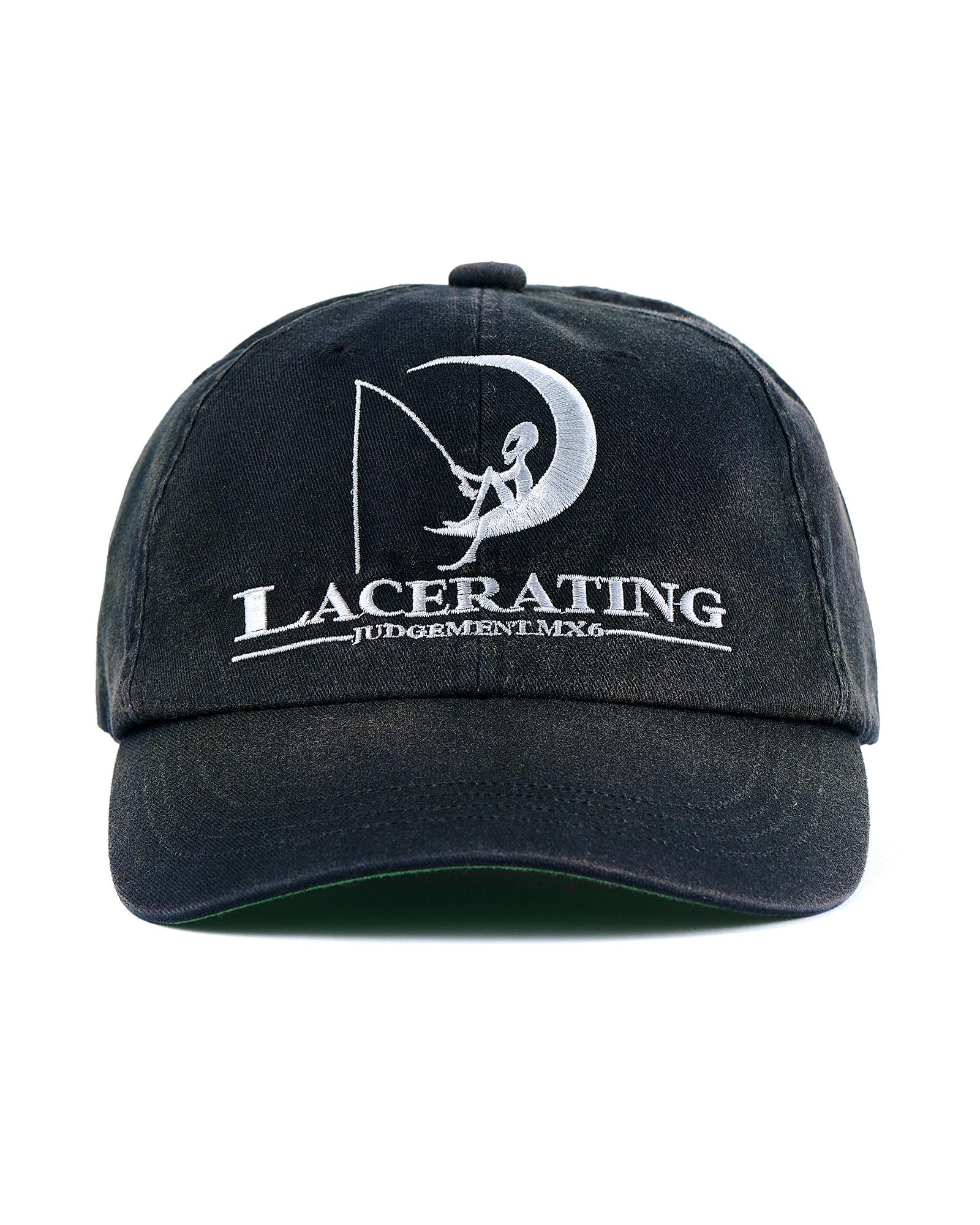 ©SAINT M××××××・セントマイケル - キャップ 6PANEL CAP / LACERATING / BLACK