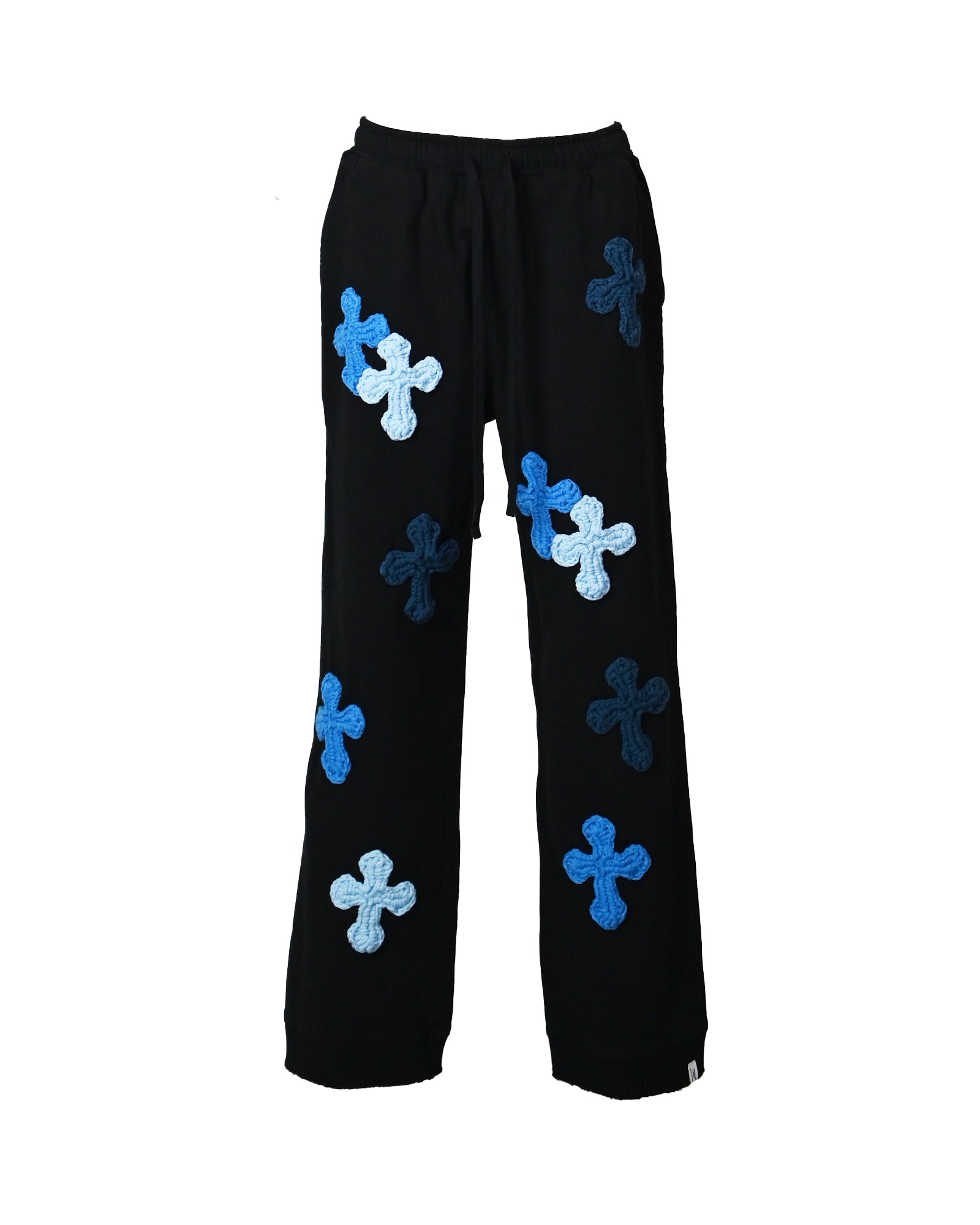 STRAIGHT WIDE PANTS-4 / BLACK