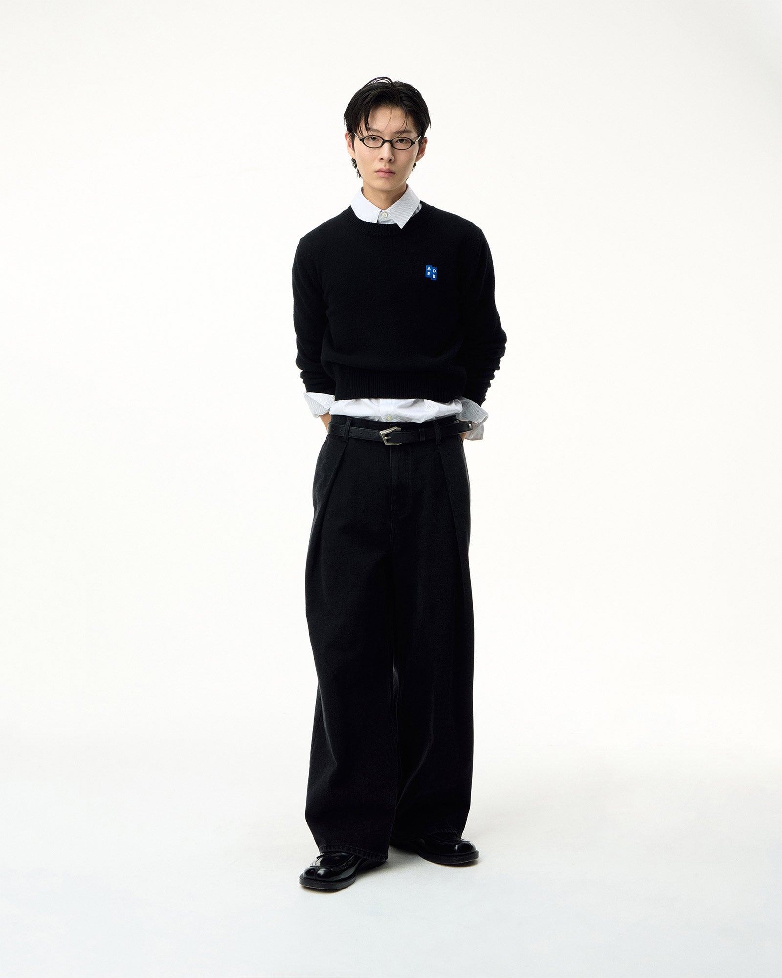 Ader Error・アーダーエラー - デニムパンツ SV TAG JEANS / BLACK