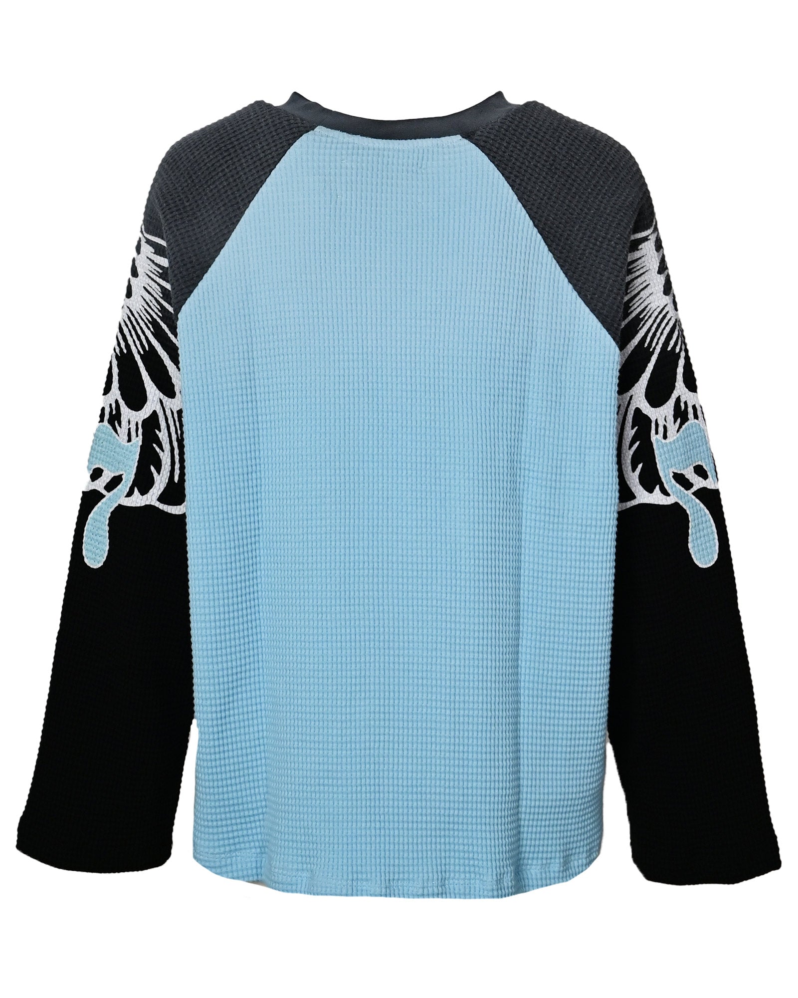 SATOSHI NAKAMOTO・サトシナカモト - L/S Tシャツ SATOSHI WINGS LONGSLEEVE / BLUE