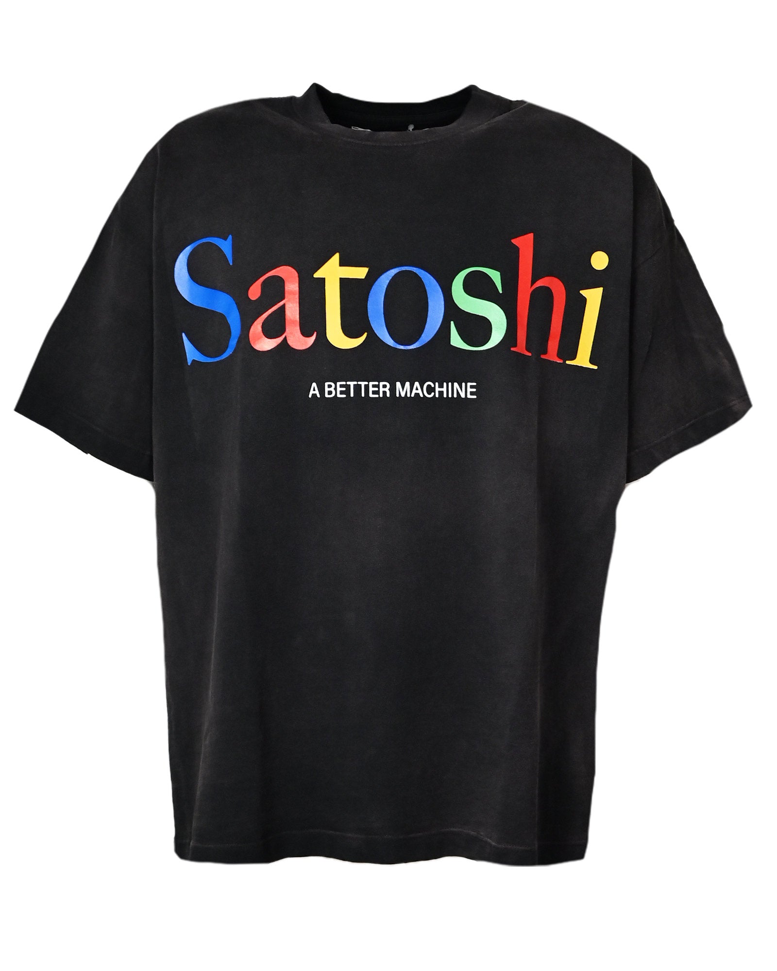 SATOSHI NAKAMOTO・サトシナカモト - Tシャツ・カットソー SEARCH ENGINE TEE / BLACK