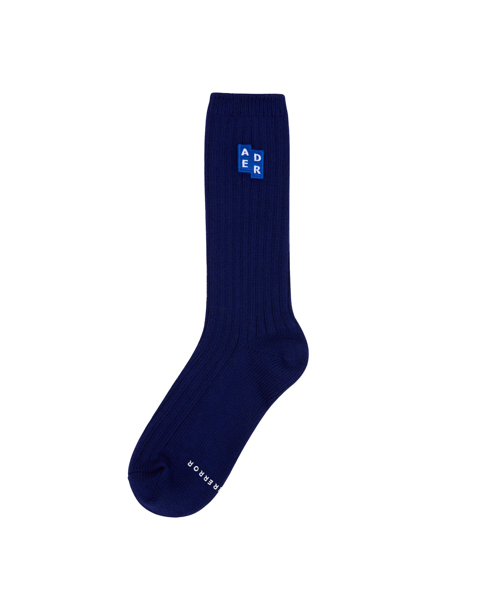 Ader Error・アーダーエラー - ソックス・レッグウェア BL TAG SOCKS 01 / NAVY
