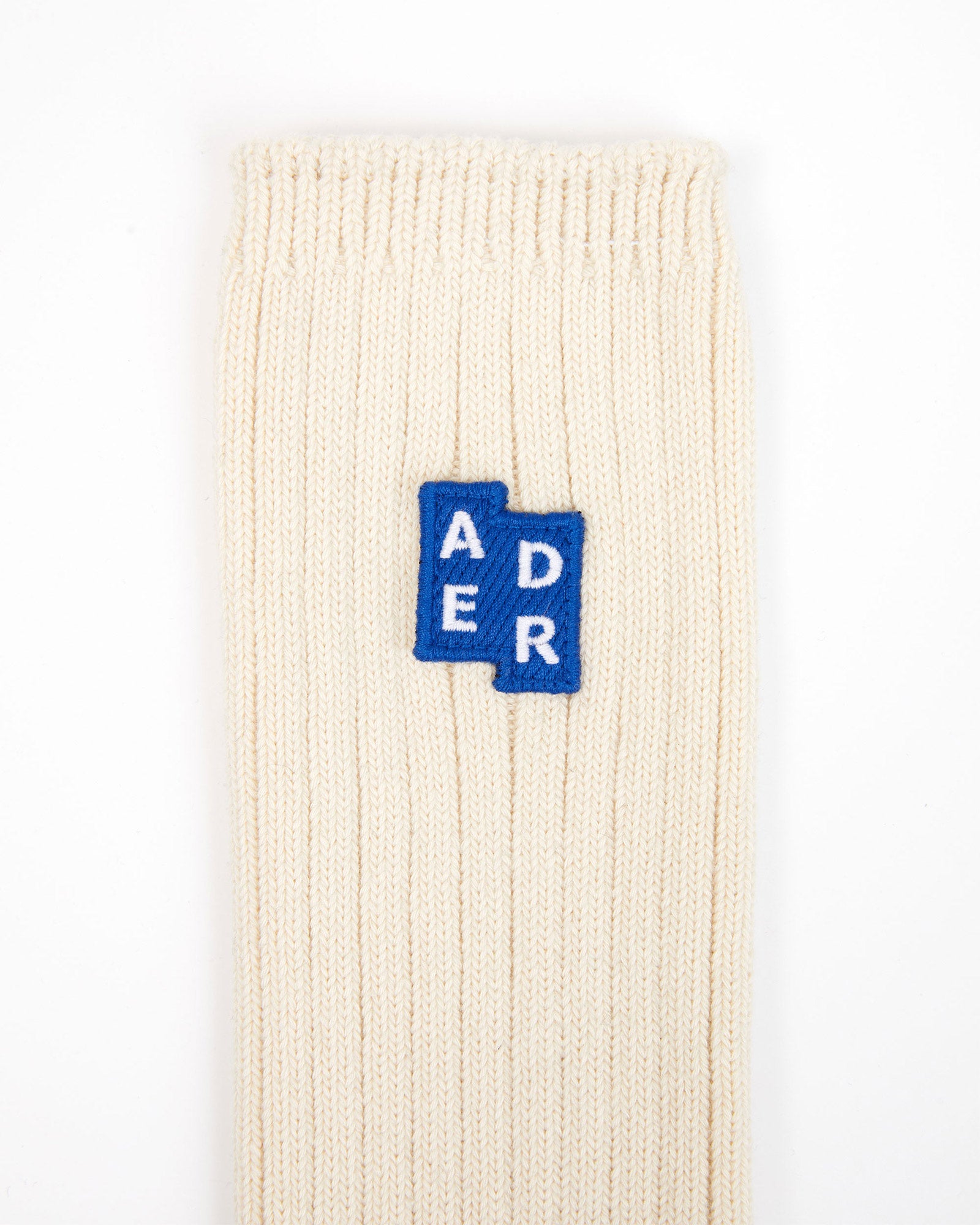 Ader Error・アーダーエラー - ソックス・レッグウェア BL TAG SOCKS 01 / OATMEAL