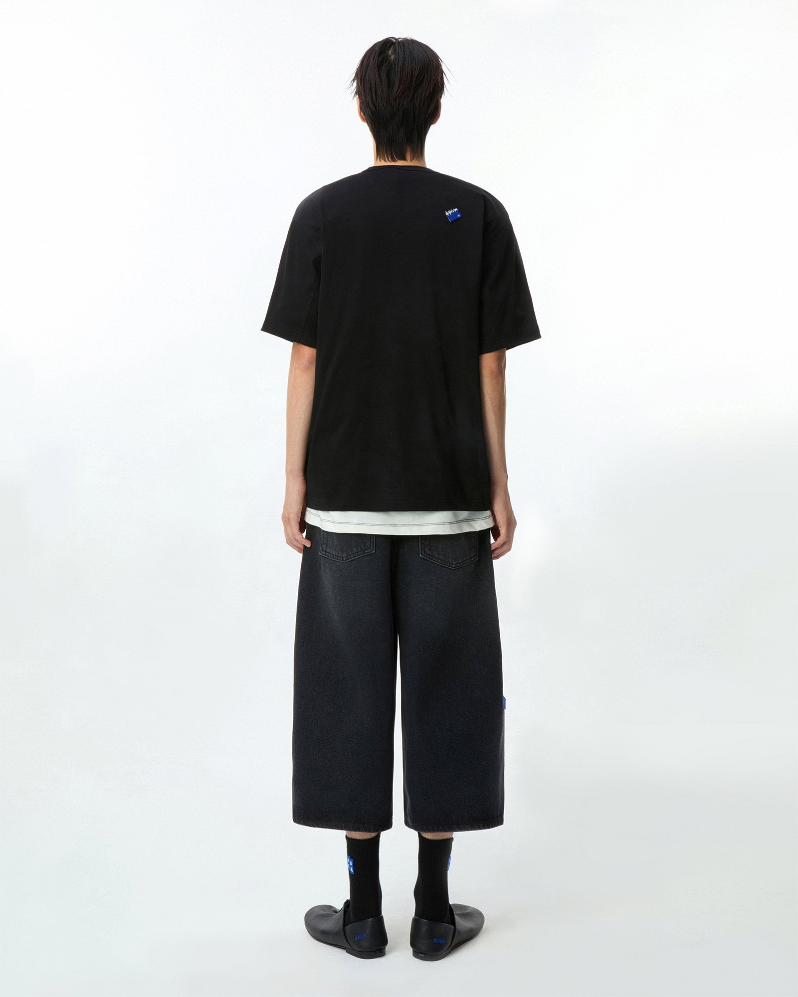 Ader Error・アーダーエラー - Tシャツ・カットソー BL TAG T-SHIRT 06 / BLACK