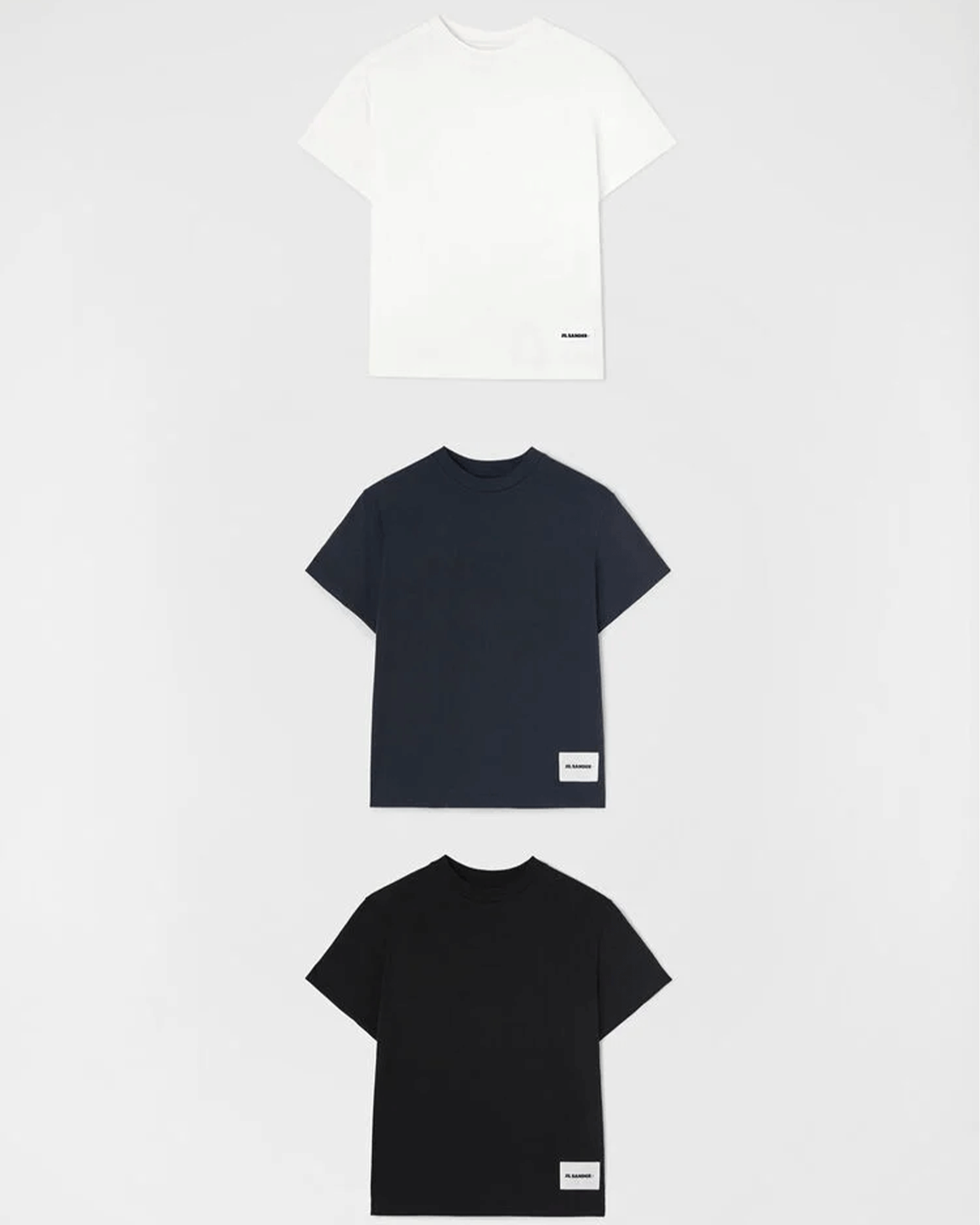 JIL SANDER +・ジルサンダープラス -  T-SHIRT SS 3 PACK / MULTI