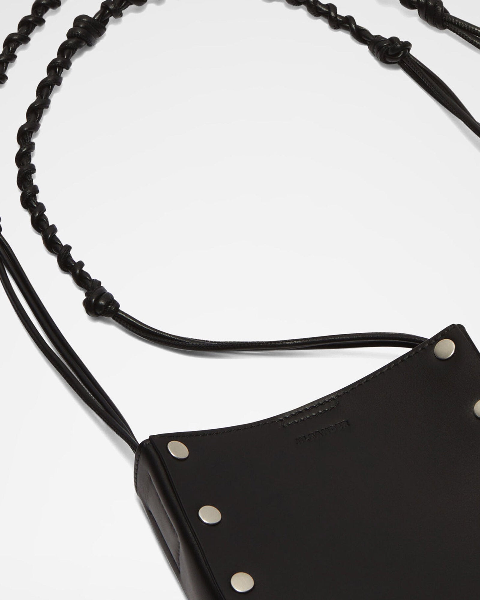 JIL SANDER・ジルサンダー - ショルダーバッグ TANGLE SM FLAT RIVETS / BLACK