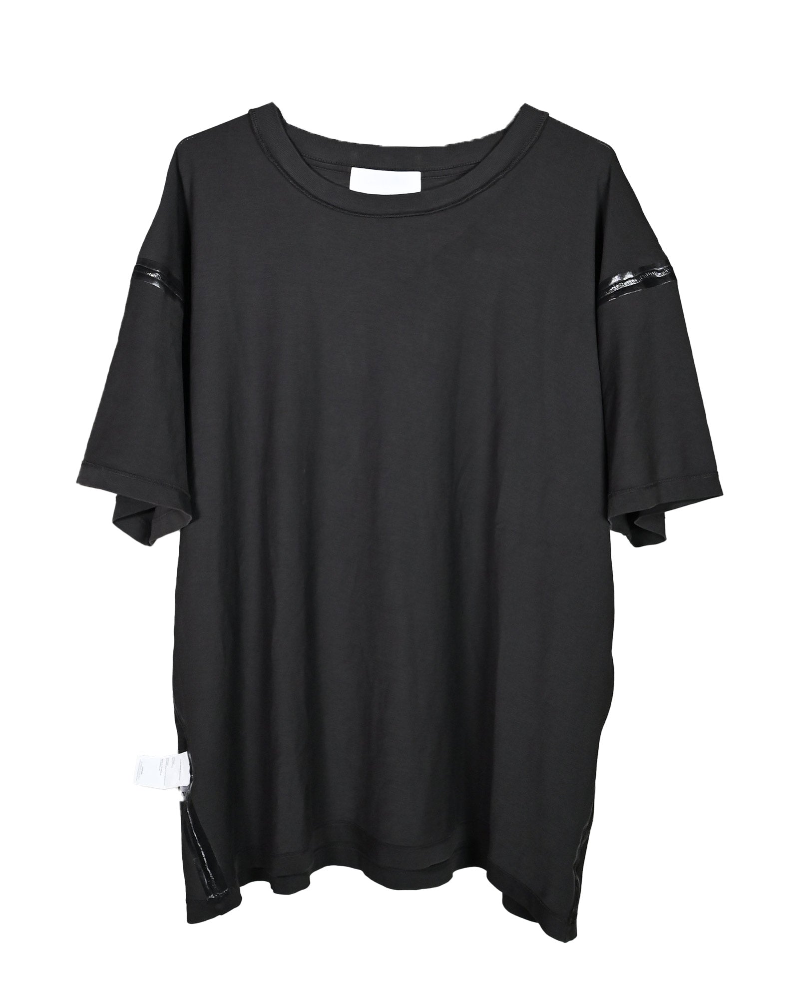 TAPED SEAM T-SHIRT / CARCOAL