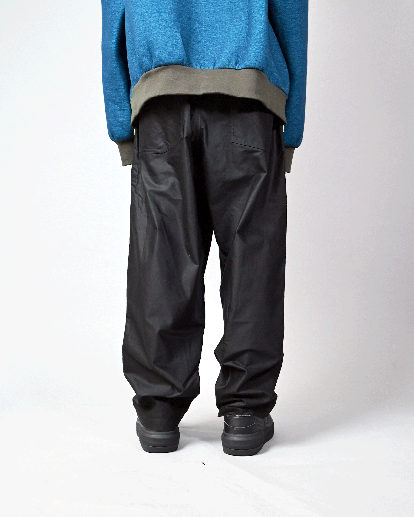 FUMITO GANRYU・フミト ガンリュウ - その他パンツ TAPERED EASY BAKER PANTS / BLACK