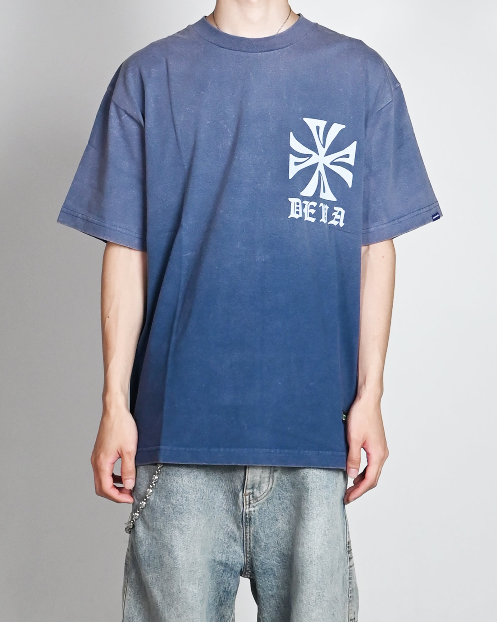 DEVA STATES・ディーヴァ ステイツ - Tシャツ・カットソー T SHIRT - FADED / BLUE