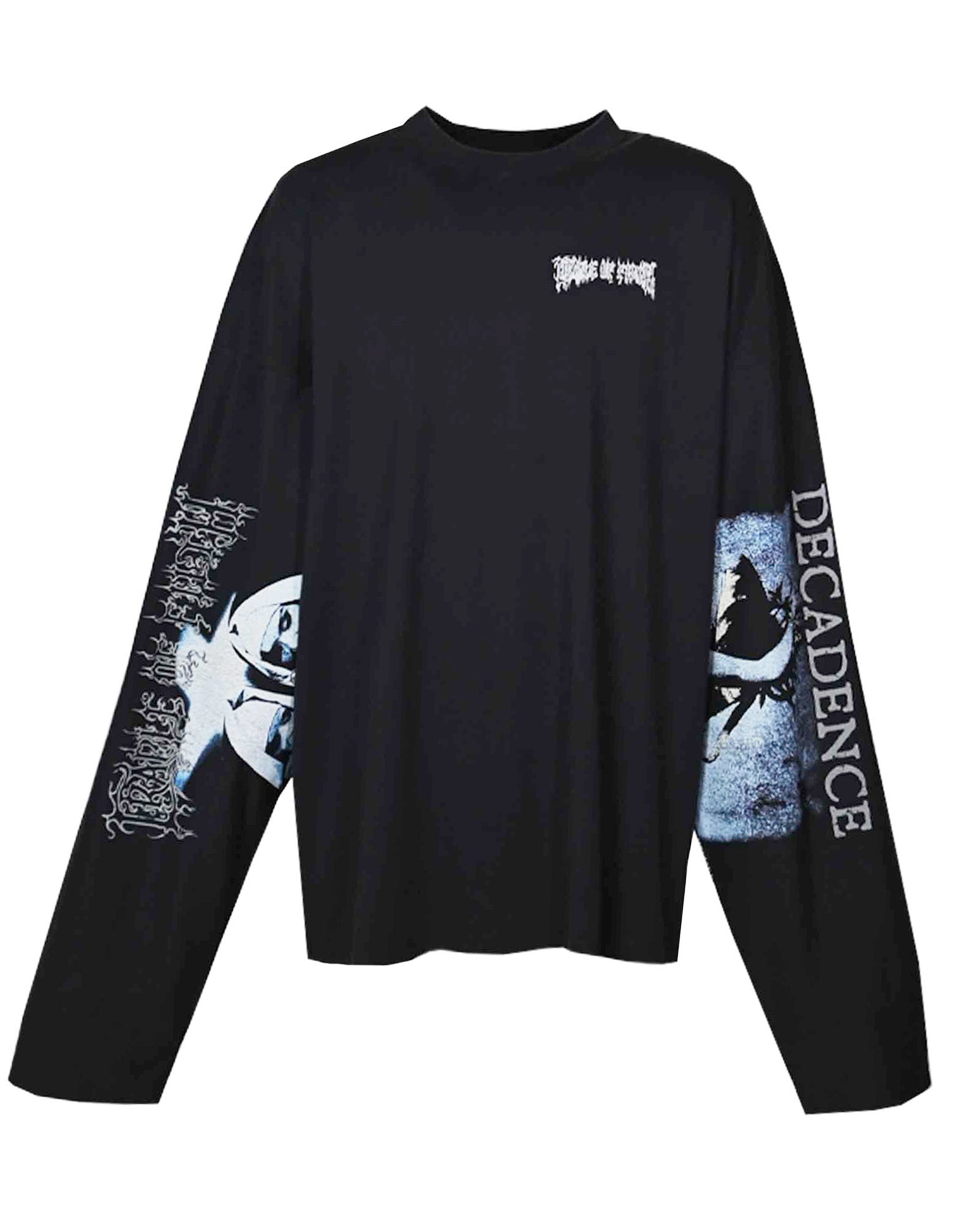 COF DECADENCE CUT-UP T-SHIRT LONGSLEEVE / WASHED BLACK