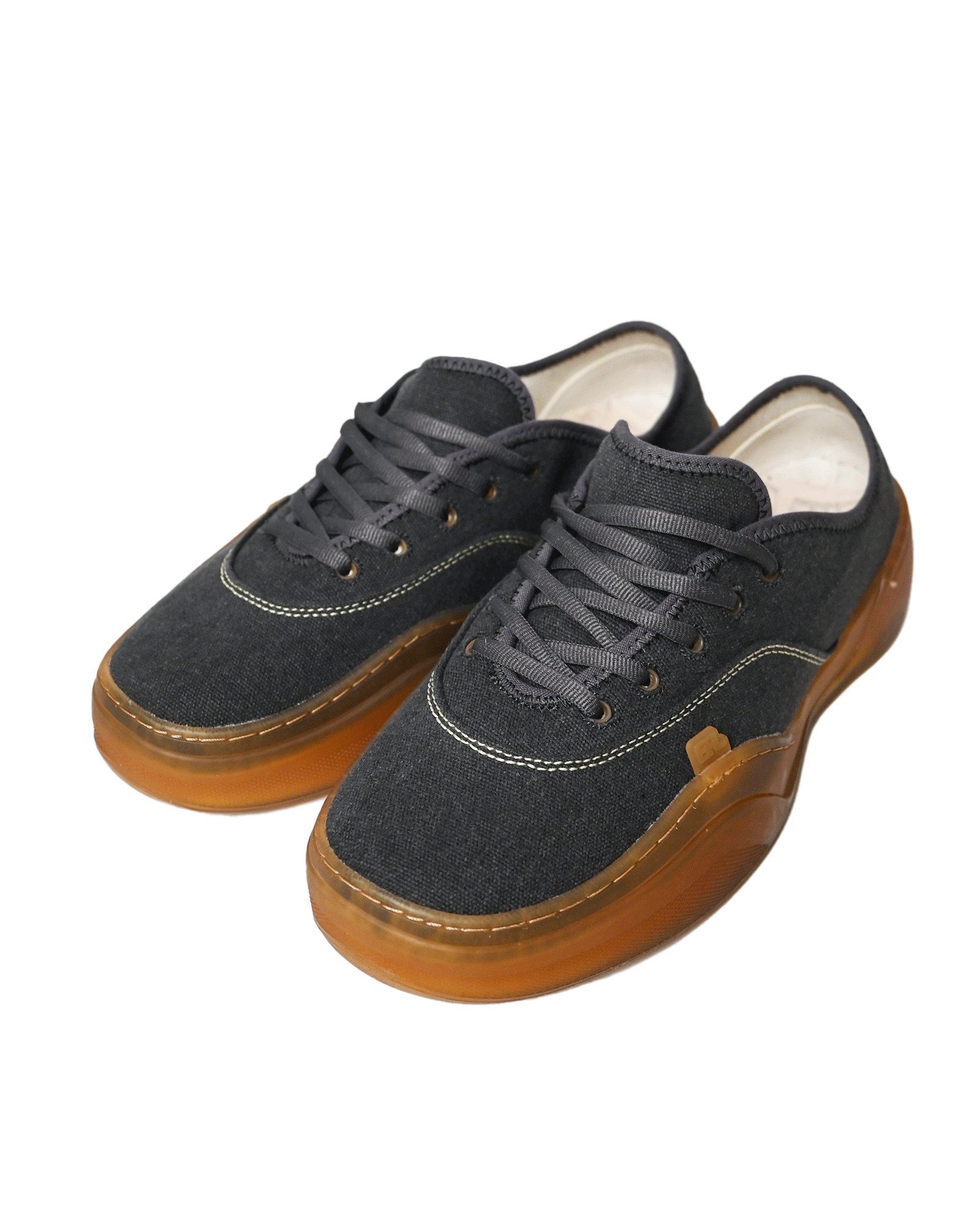 ERL・E.R.L. -  UNISEX CAMINO LOW SKATE SNEAKERS / BLACK