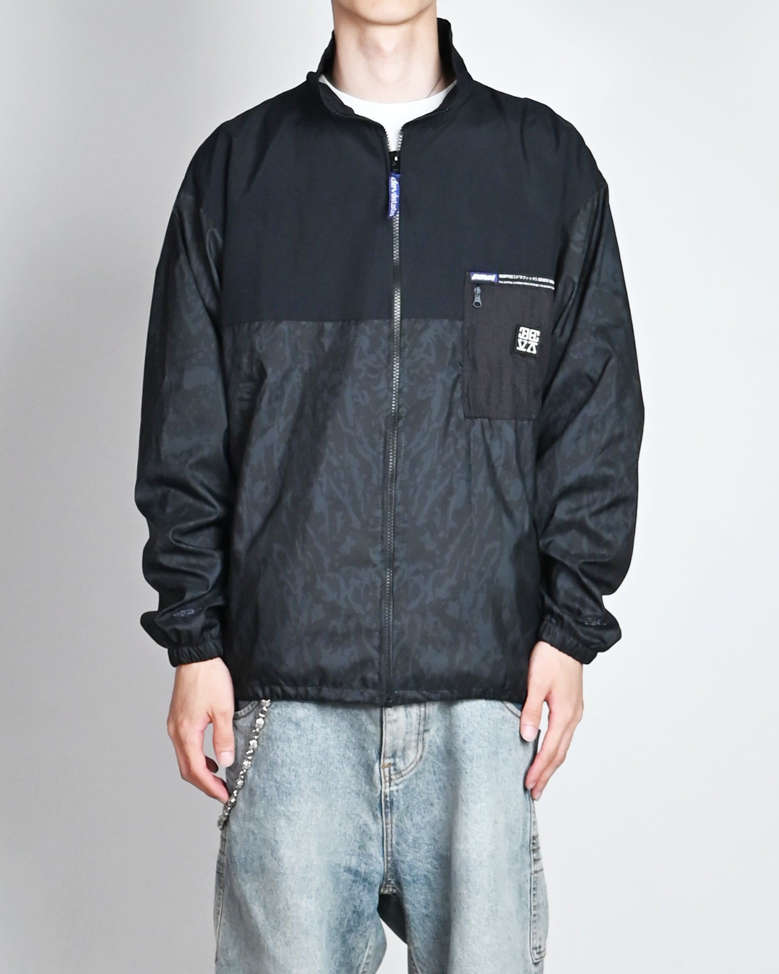 DEVA STATES・ディーヴァ ステイツ - ナイロンジャケット WINDBREAKER JACKET - MICRO / BLACK