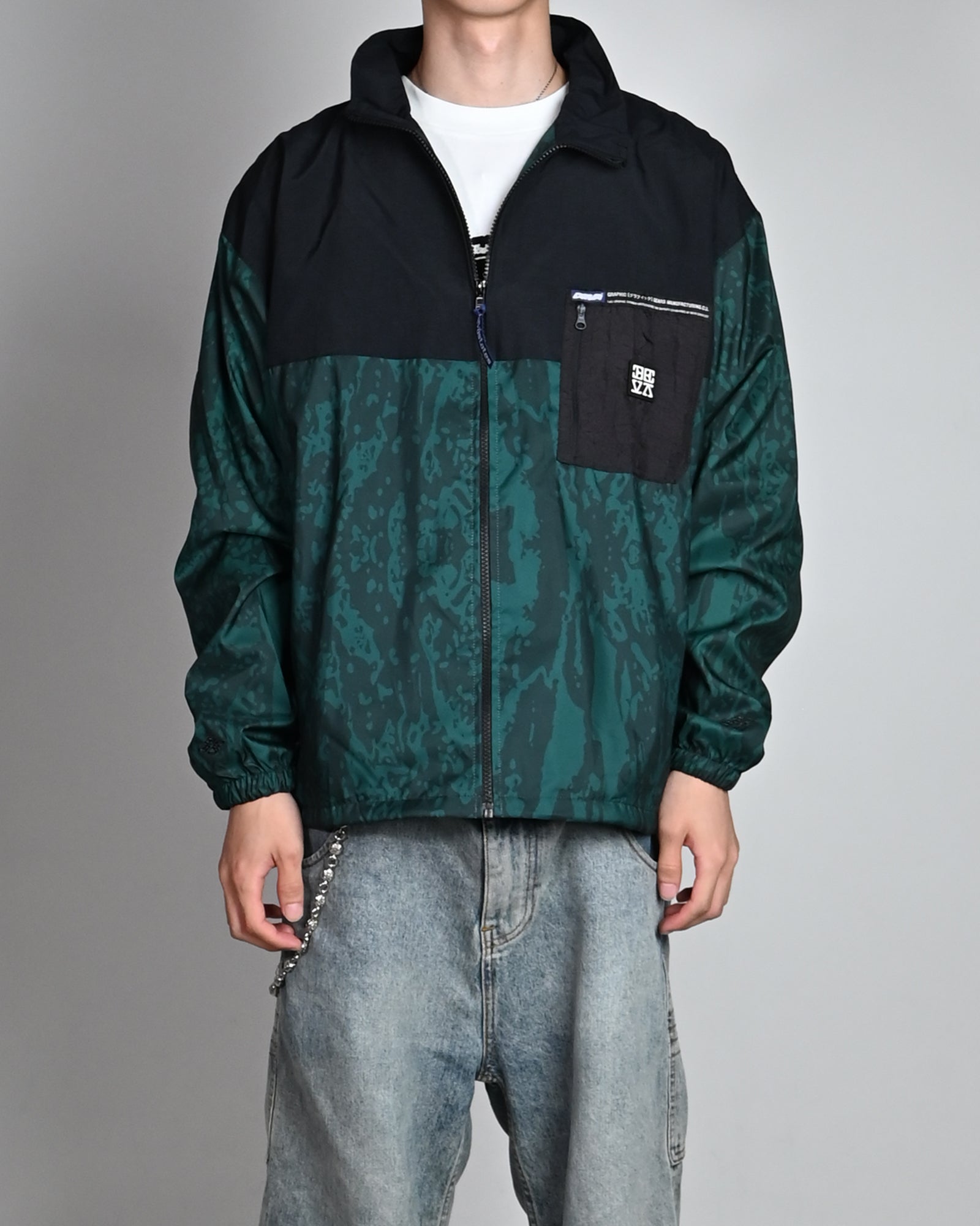 DEVA STATES・ディーヴァ ステイツ - ナイロンジャケット WINDBREAKER JACKET - MICRO / GREEN