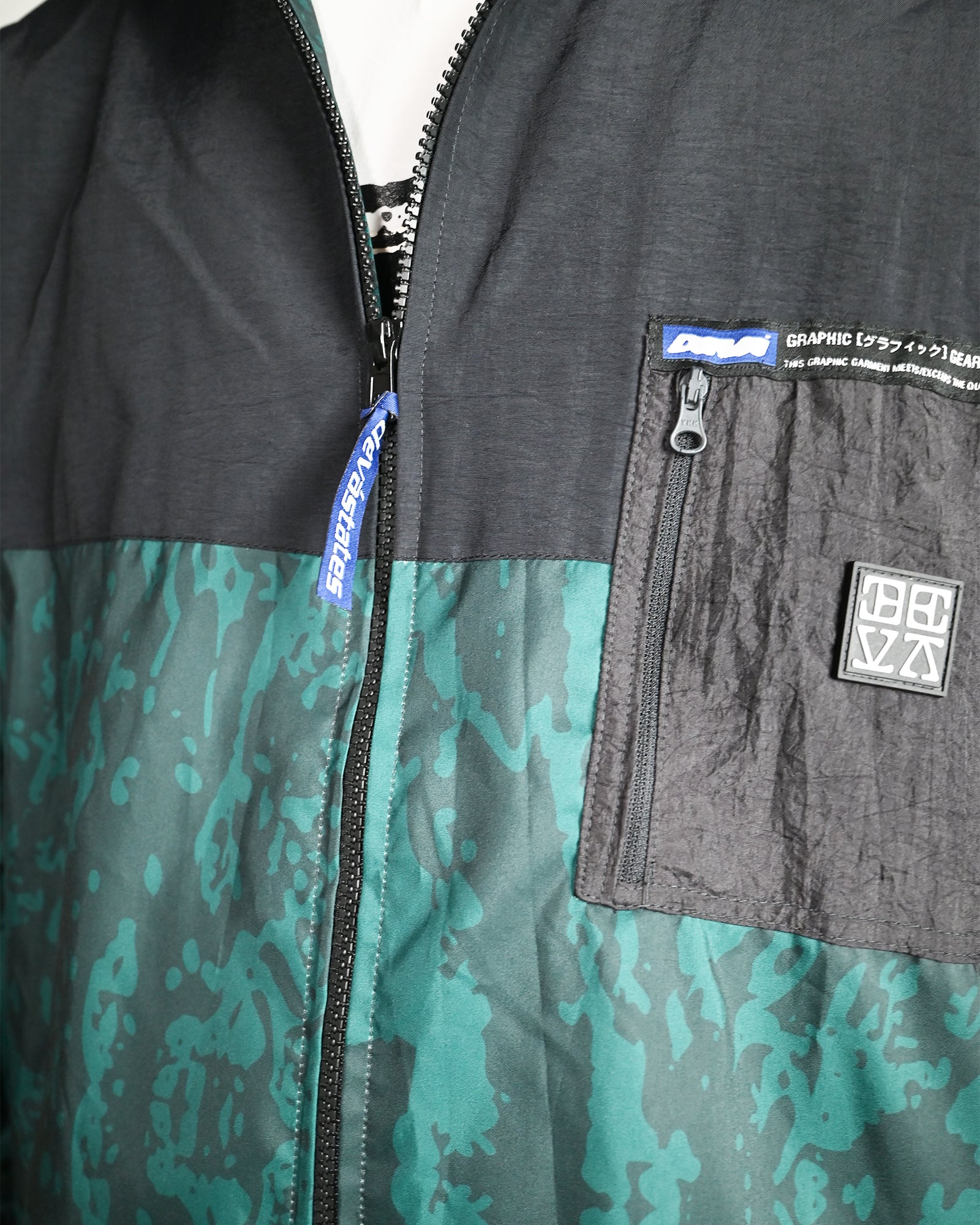 DEVA STATES・ディーヴァ ステイツ - ナイロンジャケット WINDBREAKER JACKET - MICRO / GREEN