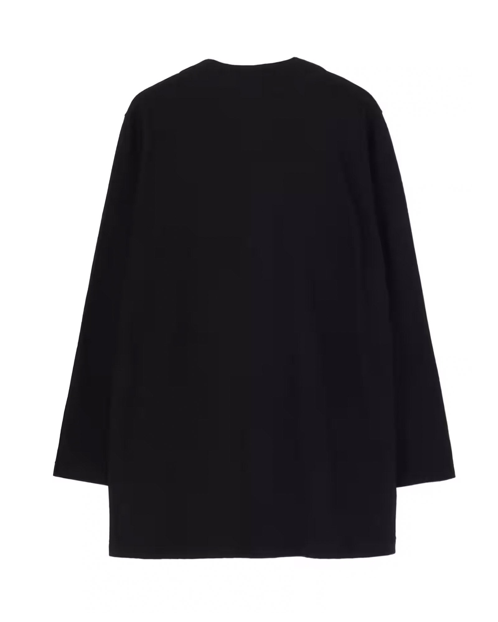 Yohji Yamamoto・ヨウジ ヤマモト - ジャケット WOOLLEN JERSEY ROUND NECK JACKET  / BLACK