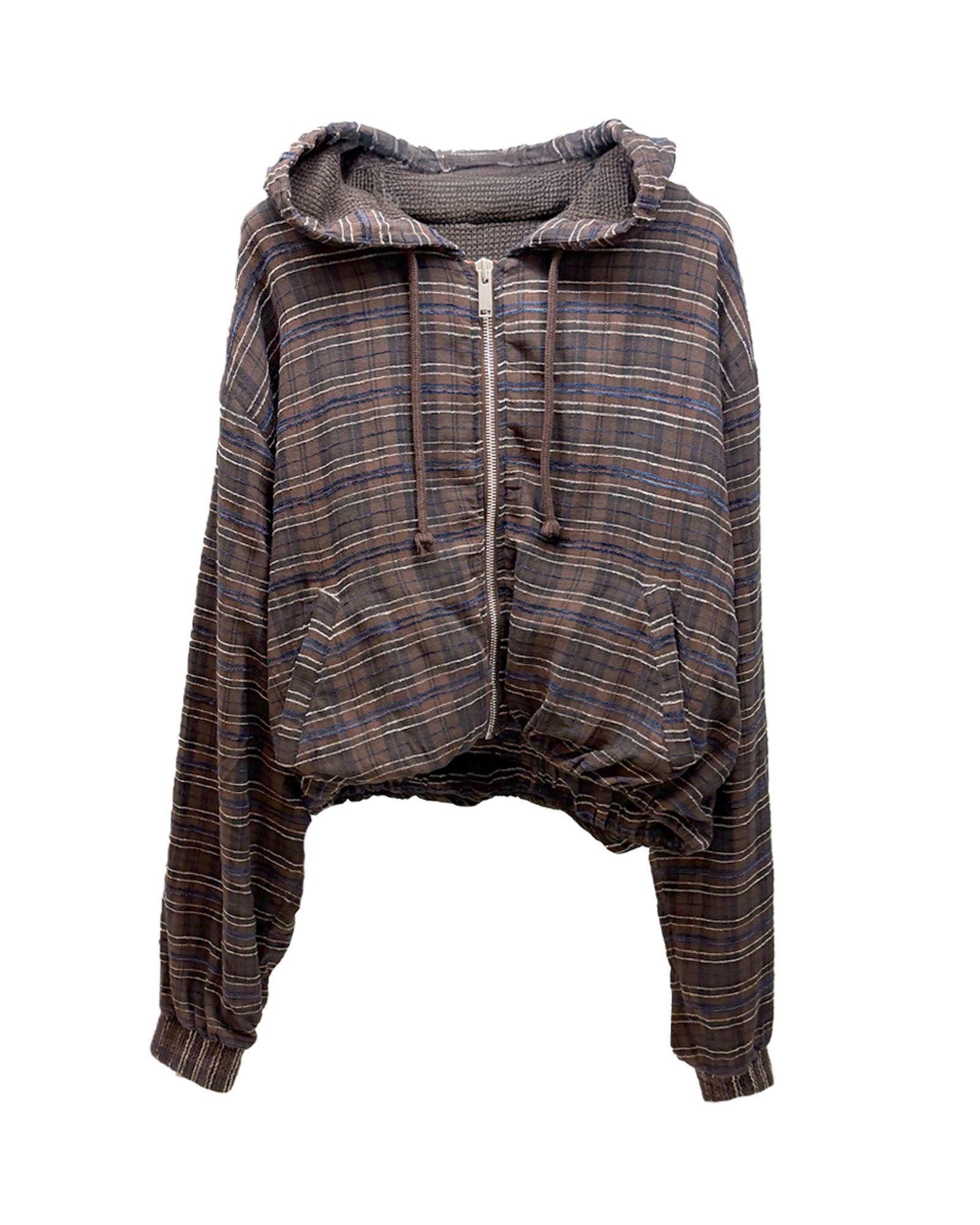 424・four two four -  WRAPPED HOODIE/CHOCOLATE