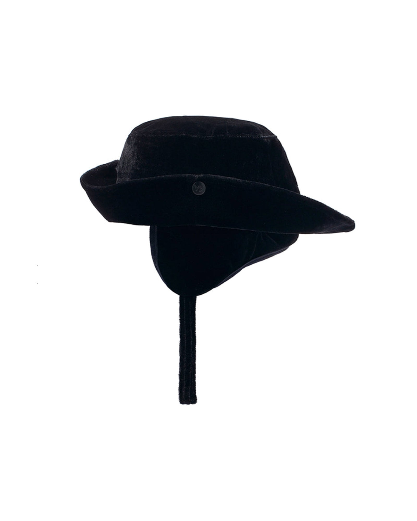OPEN YY・open Noisy -  DETACHABLE EAR FLAP BUCKET HAT / BLACK