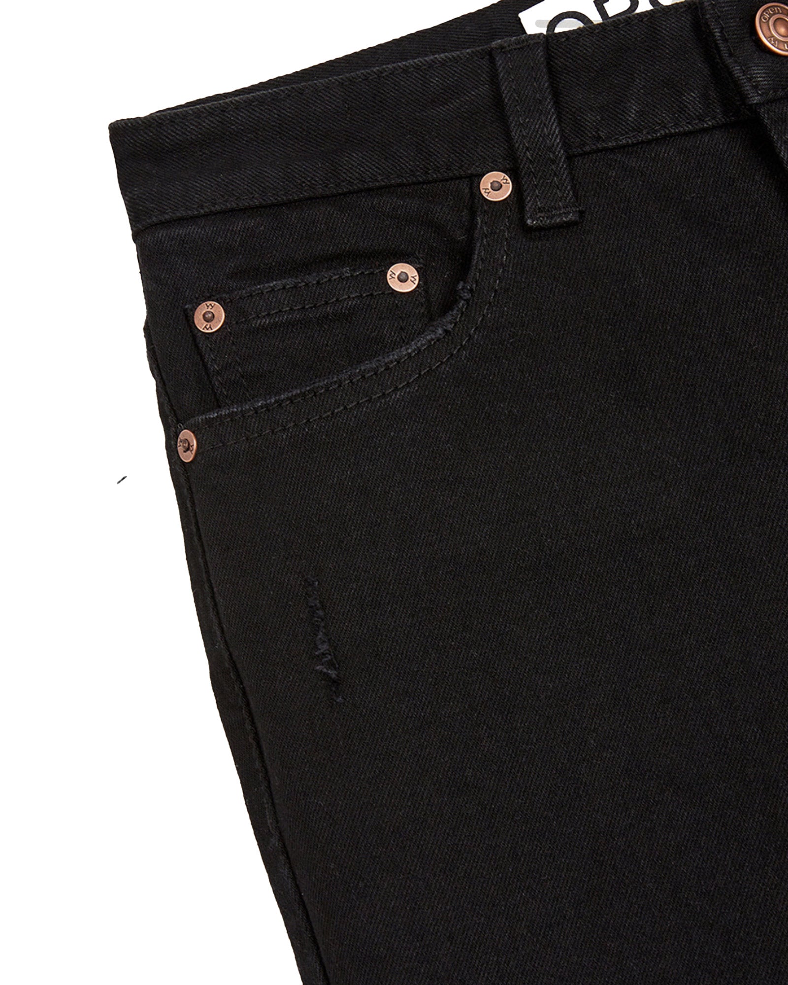 OPEN YY・オープン ワイワイ - デニムパンツ ZIP SLIT SKINNY JEANS / BLACK