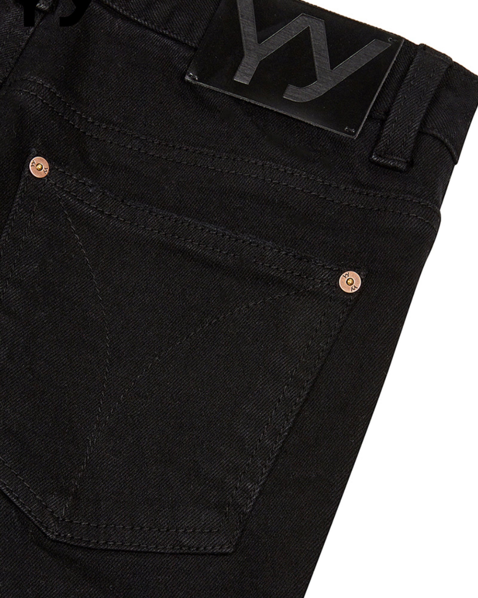 OPEN YY・オープン ワイワイ - デニムパンツ ZIP SLIT SKINNY JEANS / BLACK