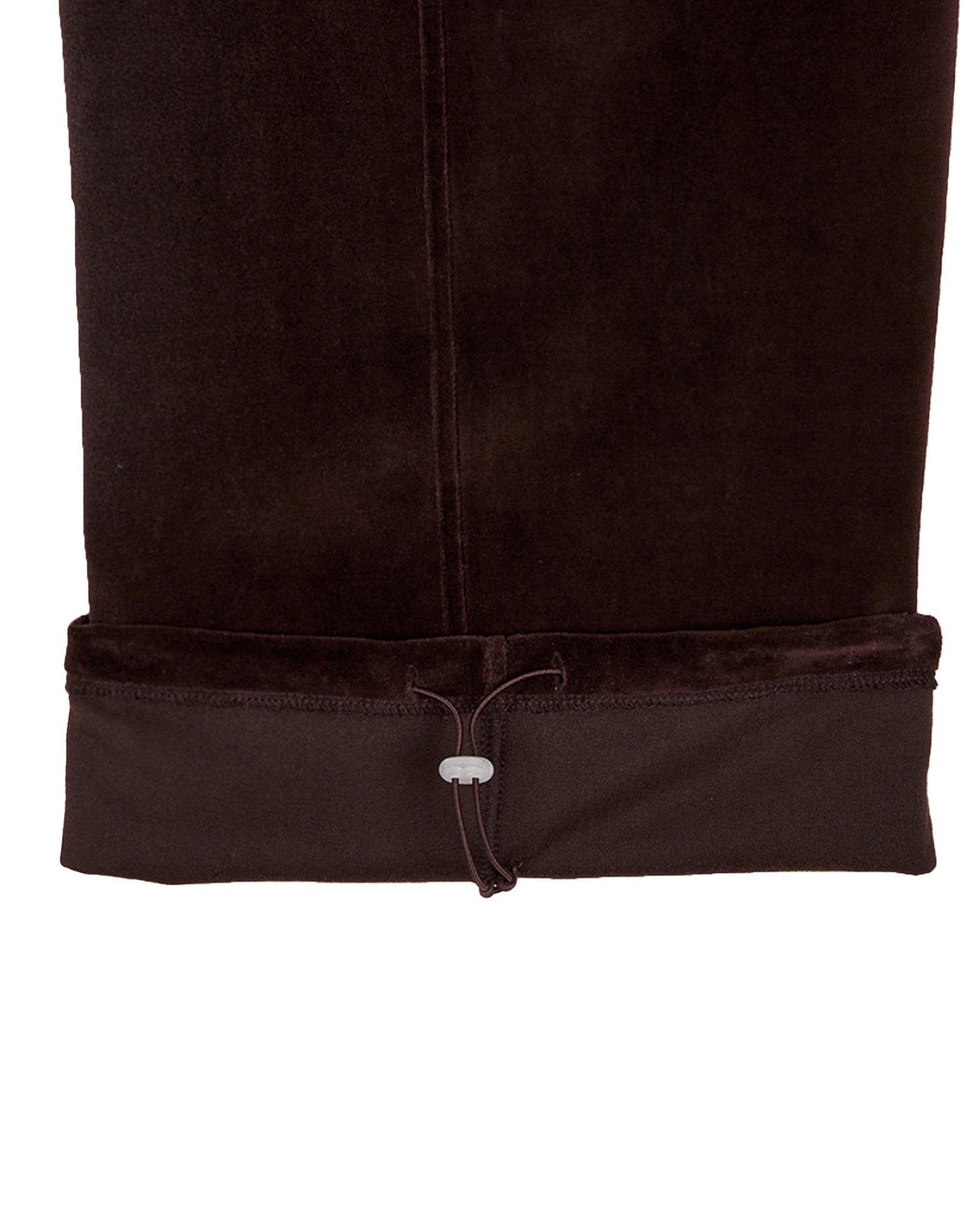 OPEN YY・open Noisy -  VELOUR WIDE SWEATPANTS / BROWN