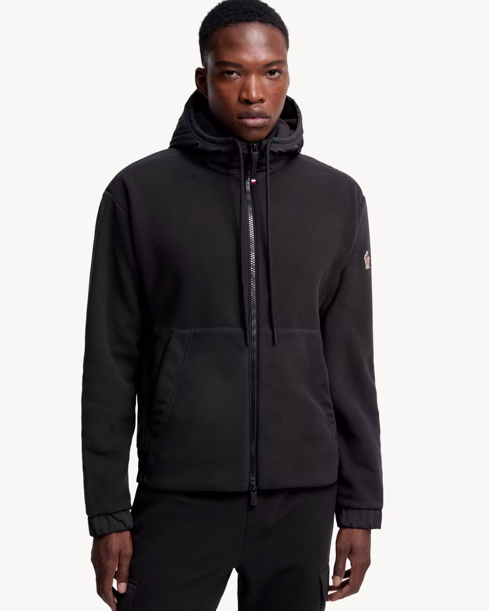 MONCLER GRENOBLE・モンクレール グルノーブル -  ZIP UP CARDIGAN / BLACK
