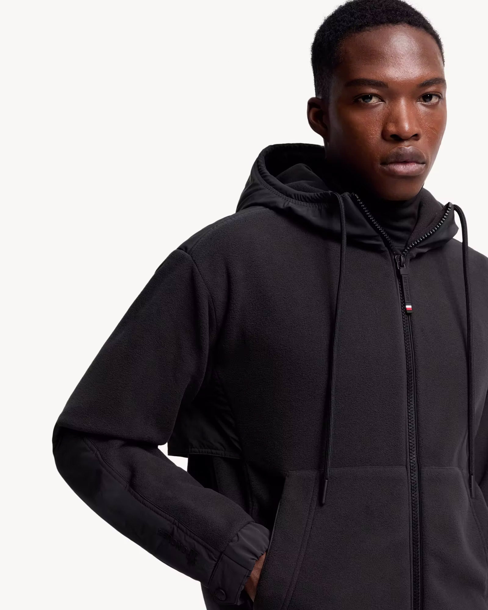 MONCLER GRENOBLE・モンクレール グルノーブル -  ZIP UP CARDIGAN / BLACK