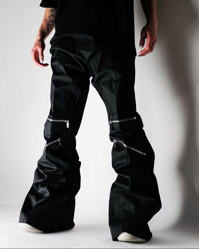 RICK OWENS・rick owens -  BOLAN CARGO / BLACK