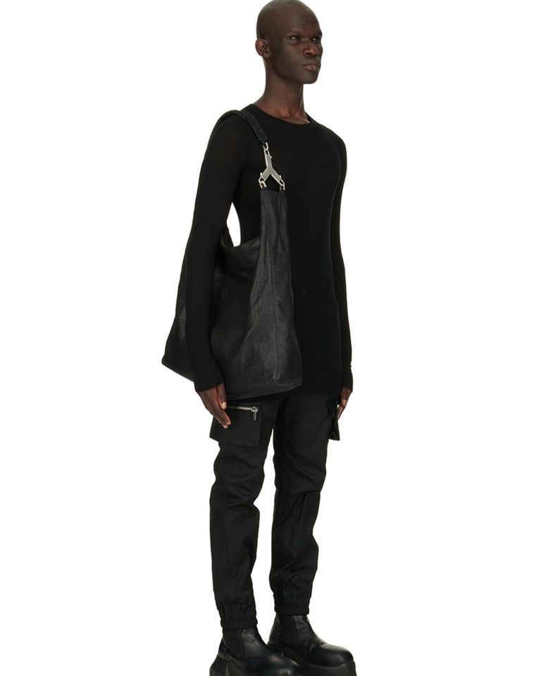 RICK OWENS・リック オウエンス - ハンドバッグ CERBERUS BAG / BLACK