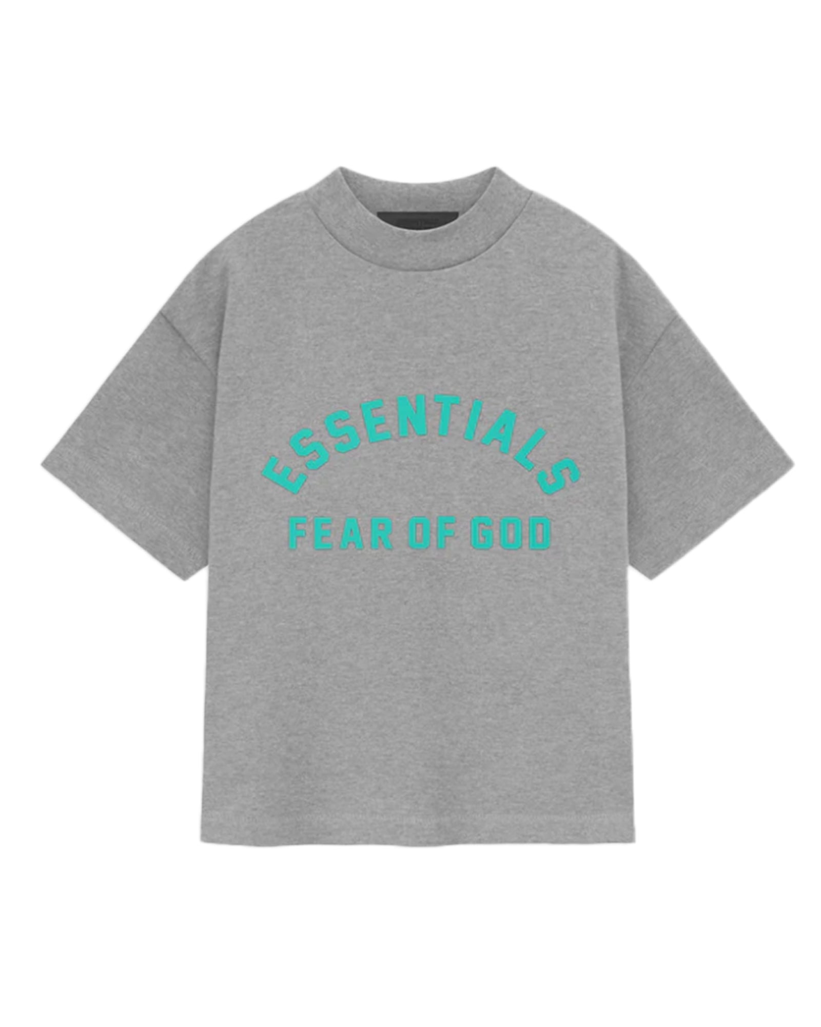 CREWNECK T-SHIRT / DARK HEATHER OATMEAL / (Kids)