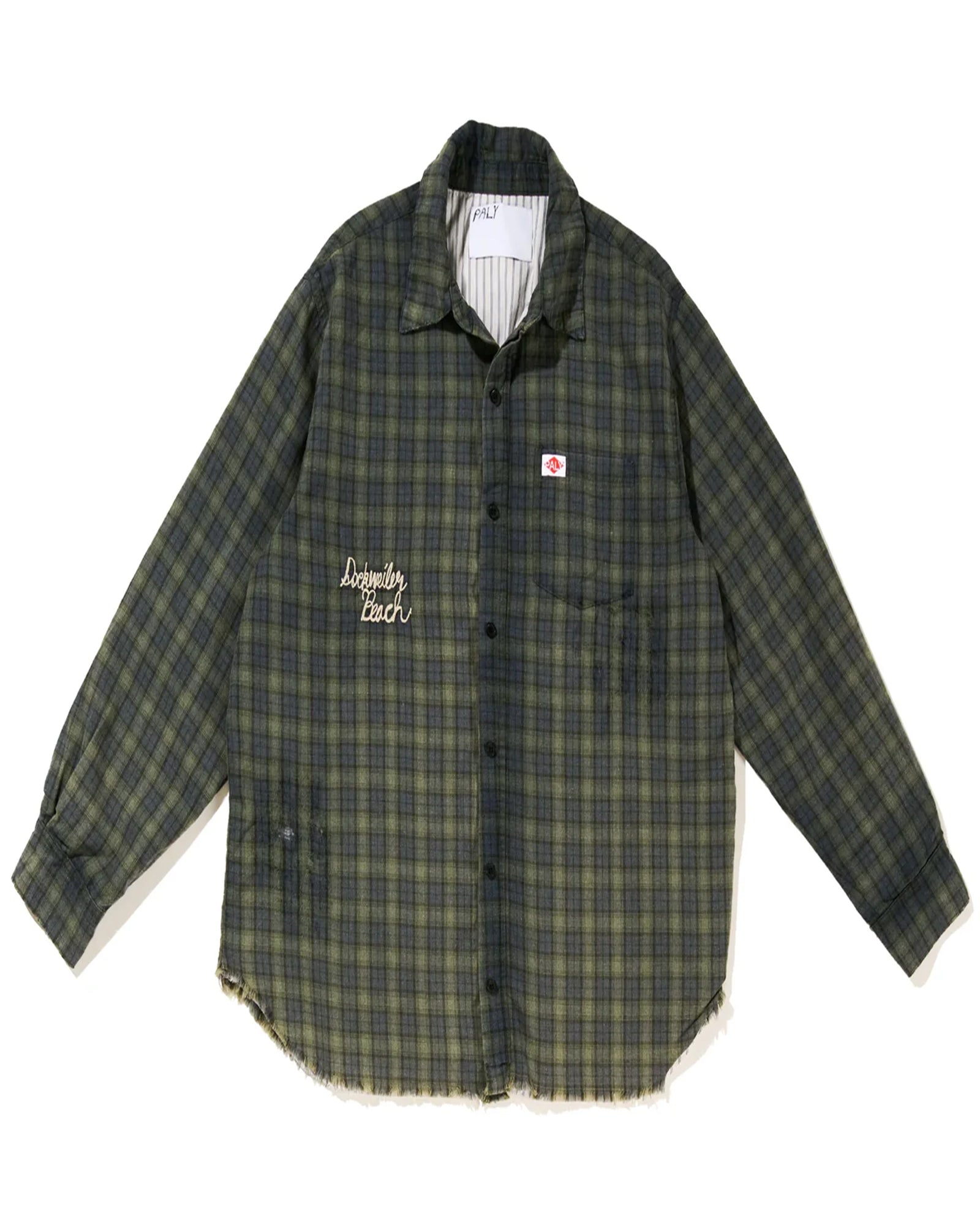 DOCKWEILER FLANNEL OVERSHIRT / NAVY