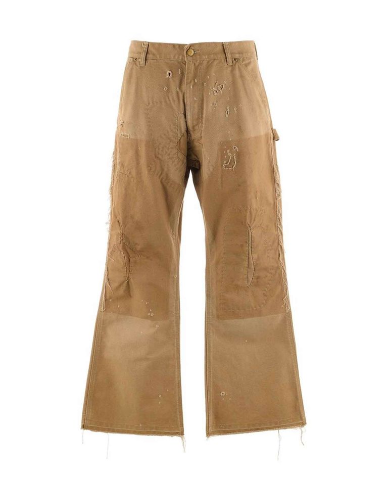 ©SAINT M××××××・セントマイケル - デニムパンツ DOUBLE KNEE/DENIM / BEIGE