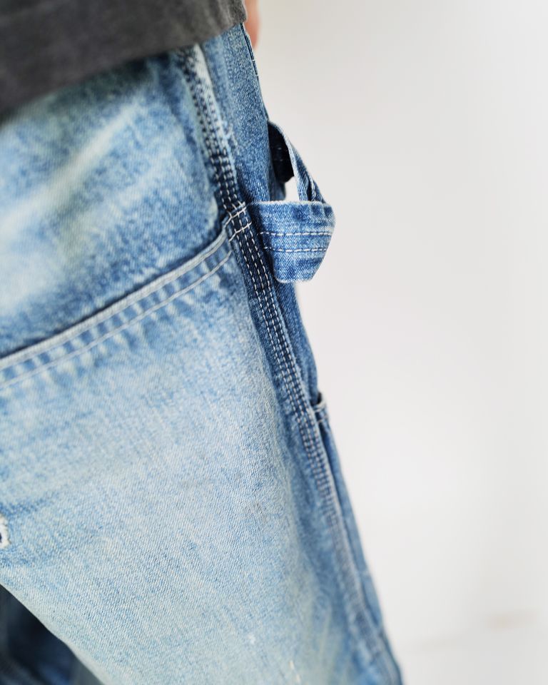 ©SAINT M××××××・セントマイケル - デニムパンツ DOUBLE KNEE/DENIM / BLUE