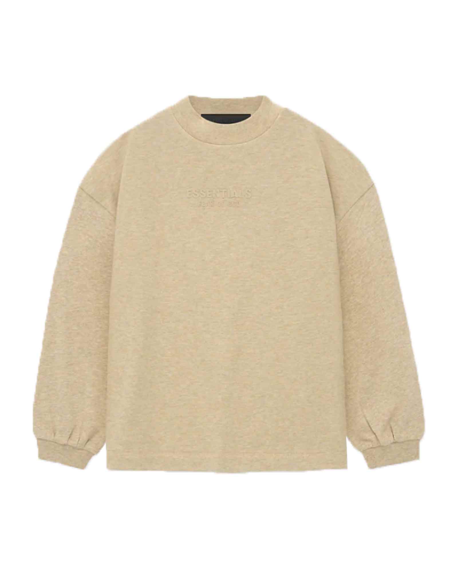ESSENTIALS・エッセンシャルズ - L/S Tシャツ ESSENTIALS LS TEE / GOLD HEATHER / (Kids)