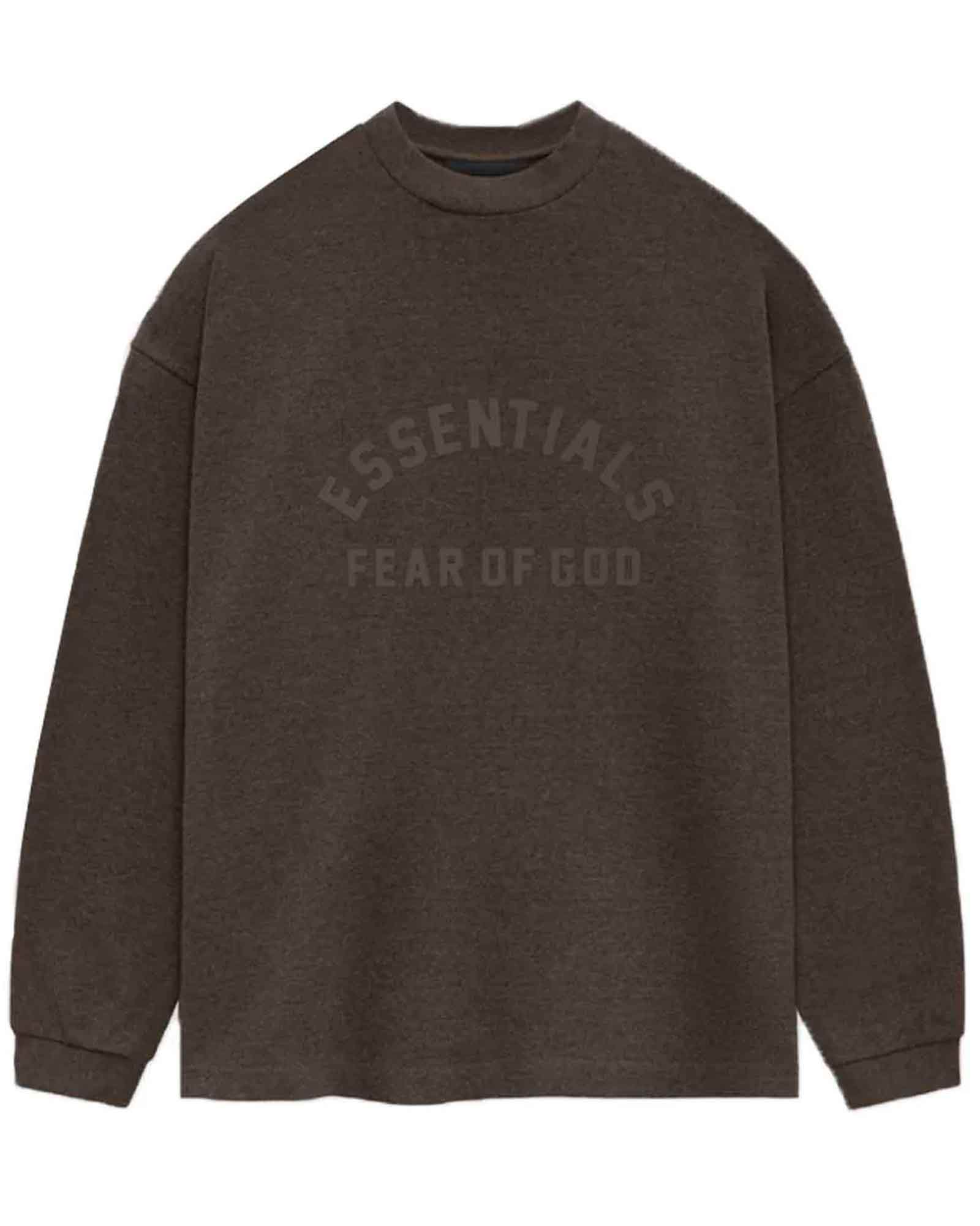 ESSENTIALS・essentials -  ESSENTIALS L/S TEE / HEATHER WOOD