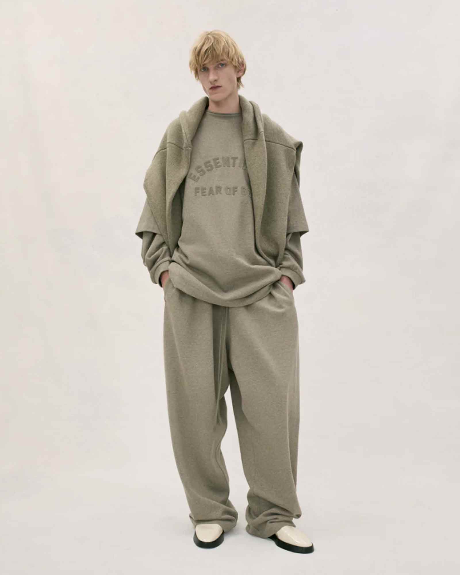ESSENTIALS・essentials -  ESSENTIALS S/S TEE / HEATHER GRAY