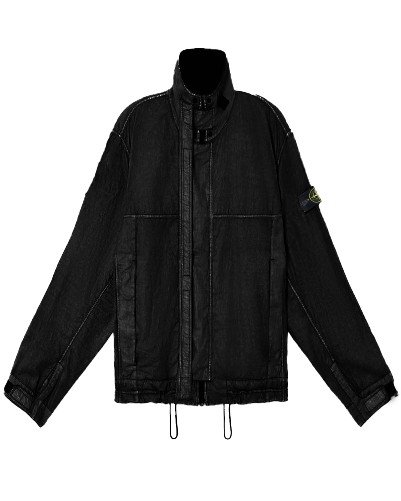あ*の様 ストーンアイランド STONE ライダースジャケット 革 STONE ISLAND(ストーンアイランド) BIKER JACKET / BLACK