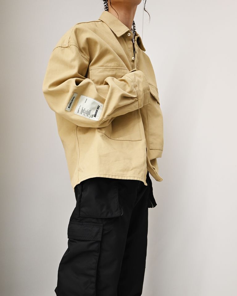 B1ARCHIVE・B-One Archive -  FLAP POCKET SHIRT / KHAKI