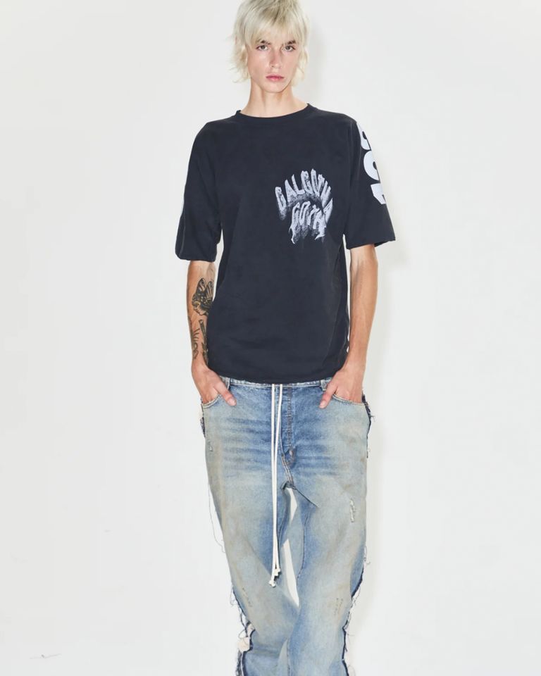 RRR123・リヴィントン ロイ レビス - Tシャツ・カットソー GALGOTHA GOTH SS / BLACK