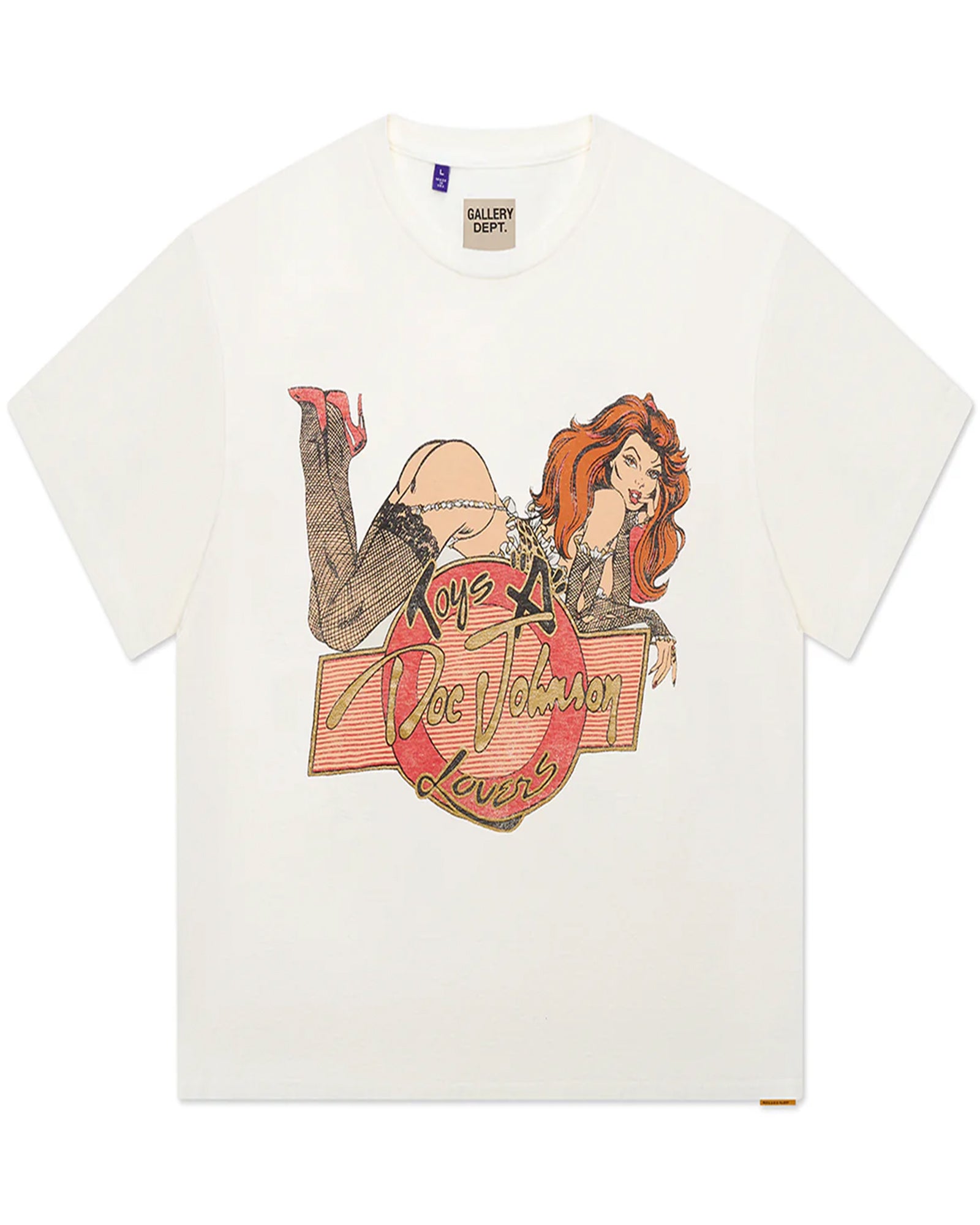 DOC JOHNSON : TOYS 4 LOVE TEE / ARCHIVAL WHITE