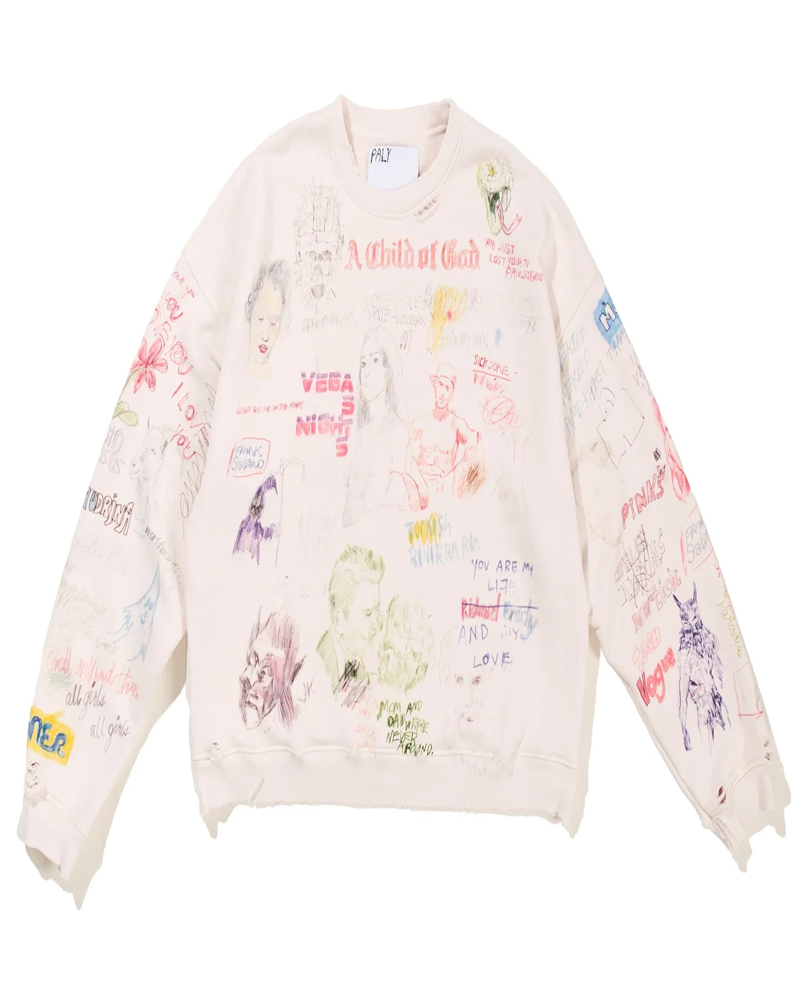 GOOD TIMES ARE OVER 2.0 CREWNECK / WHITE