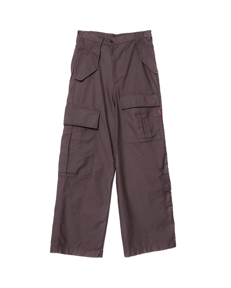 GRAFFITI CARGO PANTS / BURGUNDY