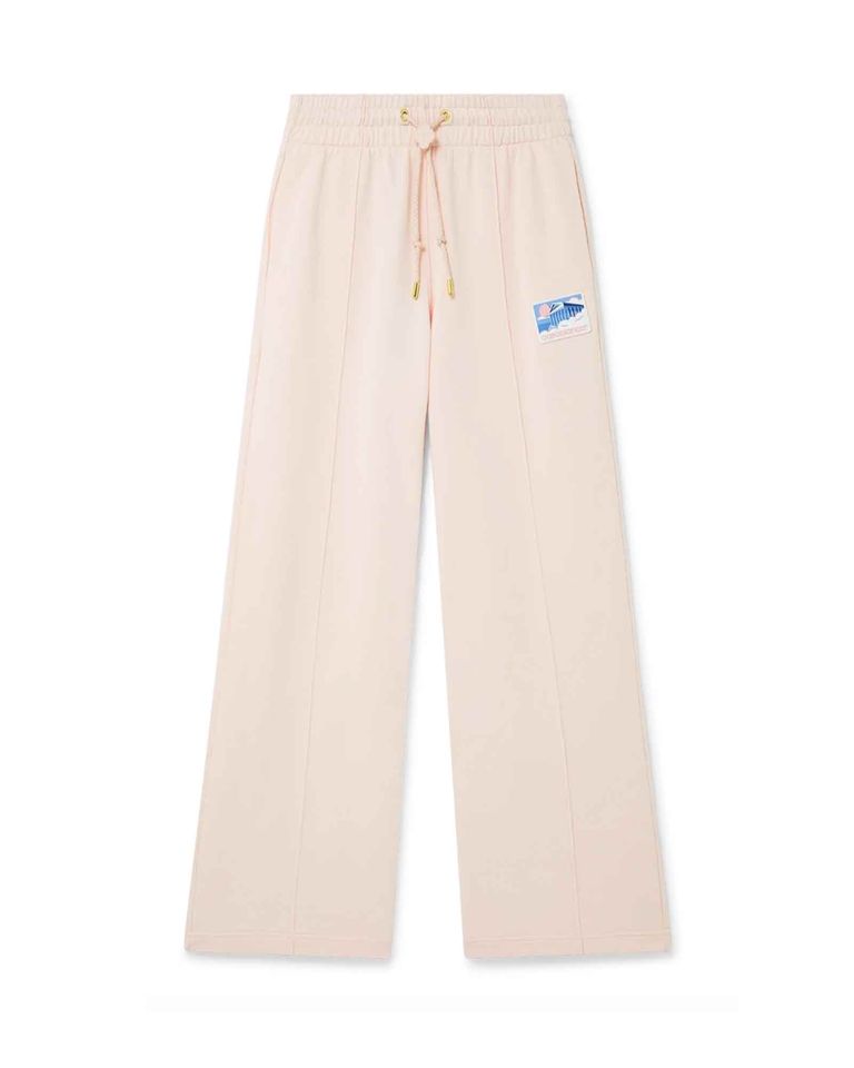 CASABLANCA・カサブランカ - ジャージ・トラックパンツ GREEK TEMPLE PATCH OPEN HEM JOGGER / PINK